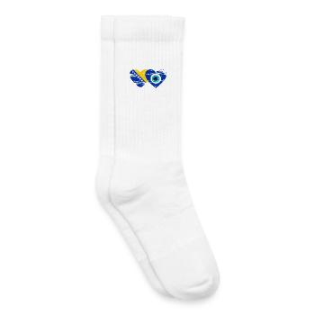 Bosnia Nazarpearl flag used - Kids Tennis Socks - white - Right