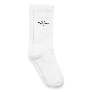 RETIREMENT. RETIREMENT. RETIRED. HAPPY RETIREMENT - Kids Tennis Socks - white - Right