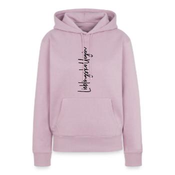 Lieblingskollegin - Frauen Premium Bio Hoodie - Altrosa - Vorne - Julia (174cm)
