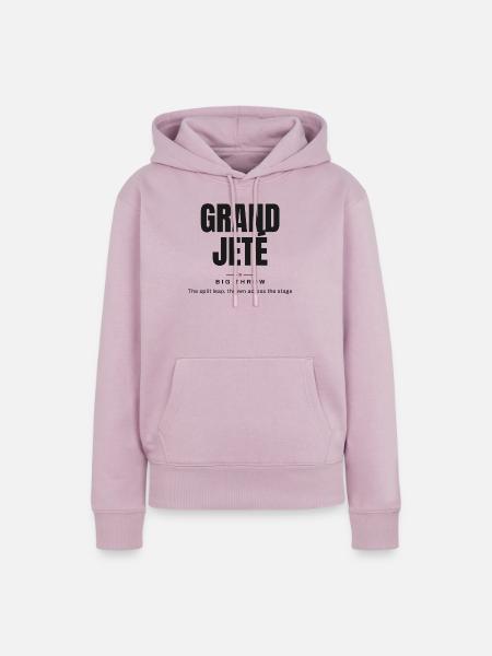 Großer Wurf | Ballettvokabular - Frauen Premium Bio Hoodie - Altrosa