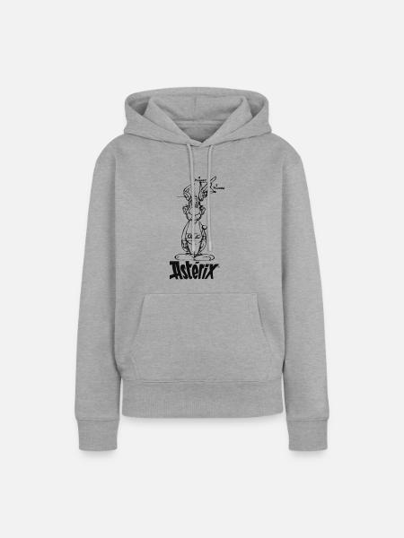 Asterix & Obelix - Asterix model - Women’s Premium Organic Hoodie - heather grey