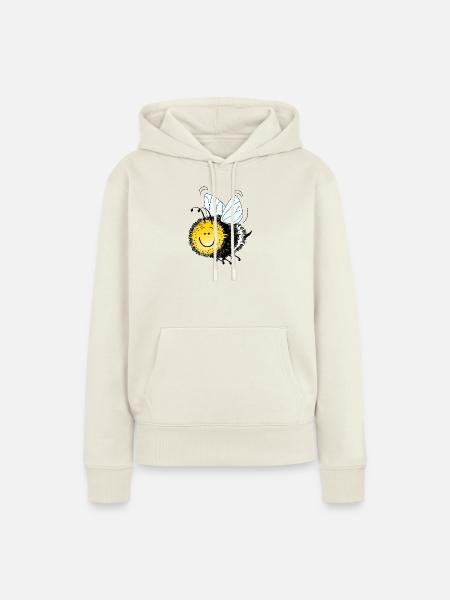 Hummel xxl Biene Wespe Fliege Hornisse Insekt - Frauen Premium Bio Hoodie - Naturweiß