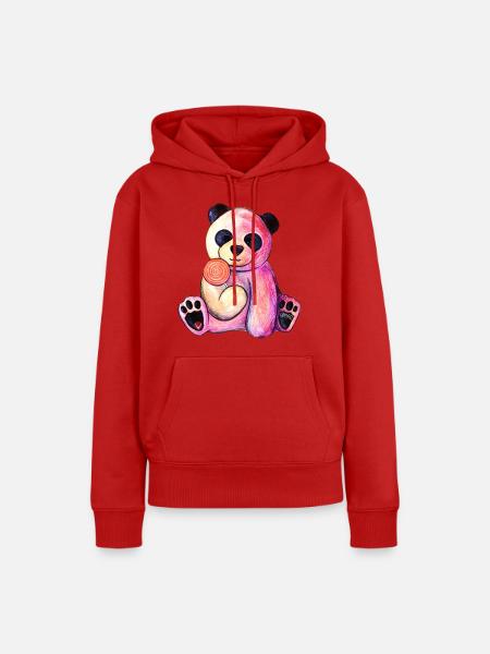 ORSETTO - Frauen Premium Bio Hoodie - Rot