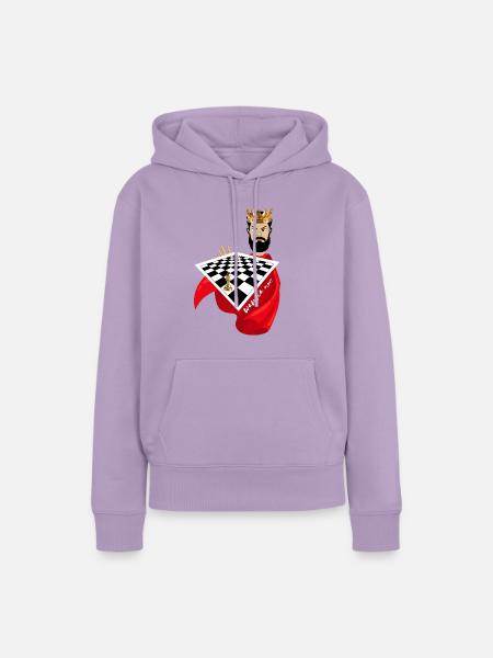 Gambit-König - Frauen Premium Bio Hoodie - Lavendel
