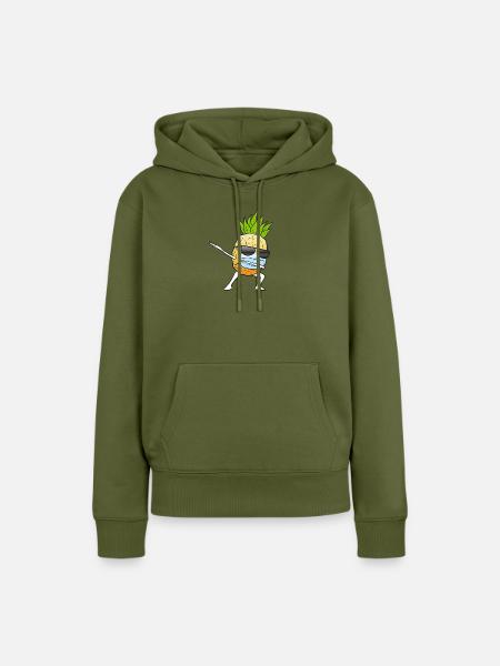 Pineapple - Frauen Premium Bio Hoodie - Khaki