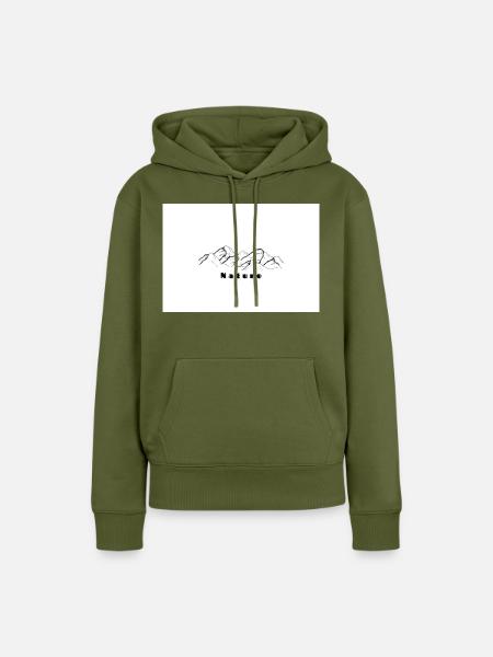 Nature - Frauen Premium Bio Hoodie - Khaki