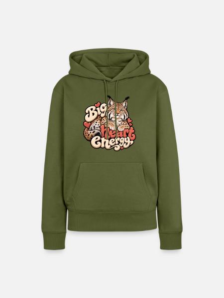 Kanadischer Blutegel - Frauen Premium Bio Hoodie - Khaki