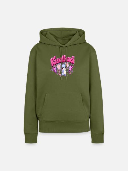 Krawallmausi Y2K - Frauen Premium Bio Hoodie - Khaki