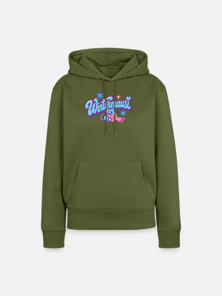 Wintermausi Y2K - Frauen Premium Bio Hoodie - Khaki