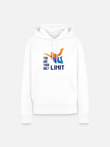 Skydive Fallschirmspringer Skydiver Freifall - Frauen Premium Bio Hoodie - Weiß