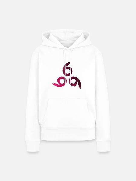 666 - Frauen Premium Bio Hoodie - Weiß