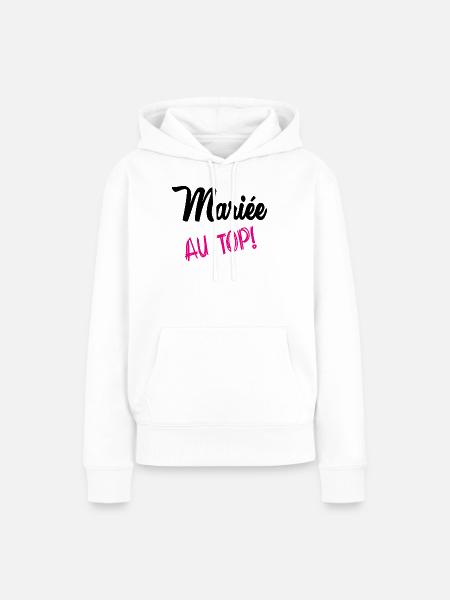HEIRAT - Frauen Premium Bio Hoodie - Weiß