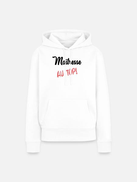 GELIEBTE - Frauen Premium Bio Hoodie - Weiß