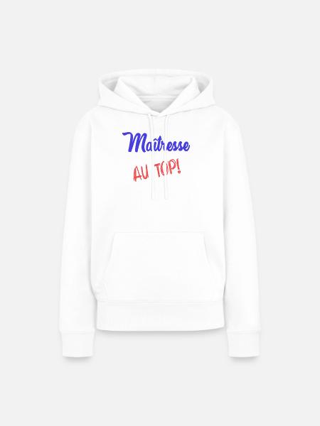 GELIEBTE - Frauen Premium Bio Hoodie - Weiß