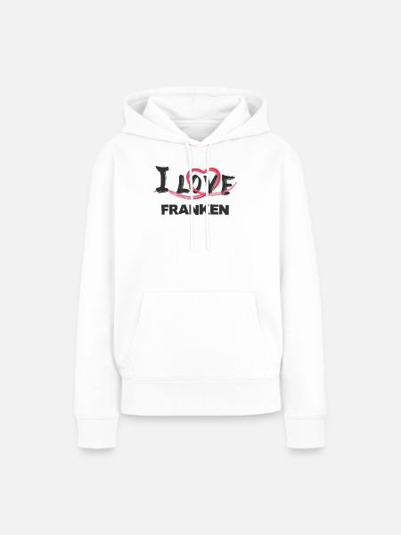 Franken - Frauen Premium Bio Hoodie - Weiß