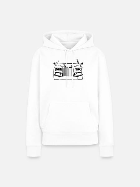Aurus Dubai Silhouette - Frauen Premium Bio Hoodie - Weiß