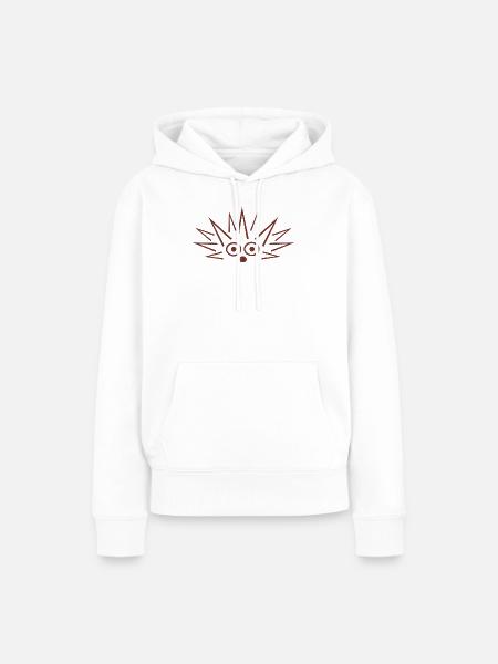 igelchen - Frauen Premium Bio Hoodie - Weiß