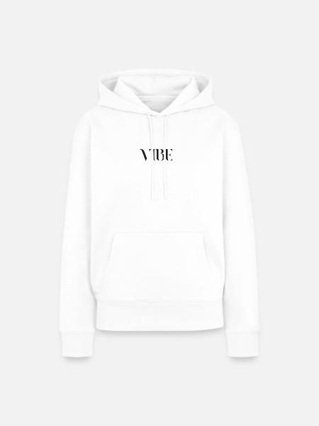 Vibe - Frauen Premium Bio Hoodie - Weiß