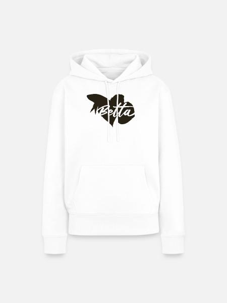 Betta Kampffisch - Frauen Premium Bio Hoodie - Weiß