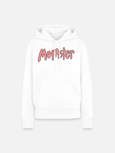 Momster - Frauen Premium Bio Hoodie - Weiß