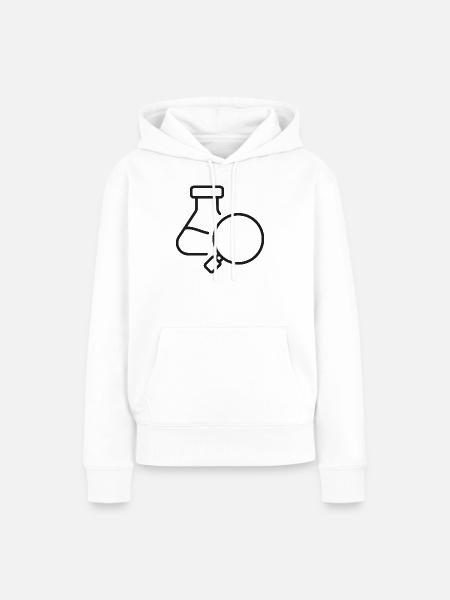 Laboranalyse-Wissenschaftssymbol - Frauen Premium Bio Hoodie - Weiß