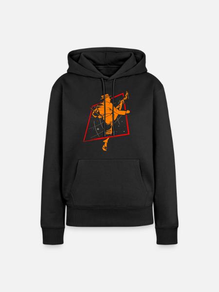 Tanzbegeisterter Ska Konzertabend - Frauen Premium Bio Hoodie - Schwarz
