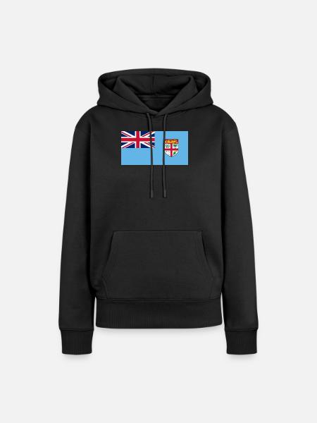 Fidschi - Frauen Premium Bio Hoodie - Schwarz