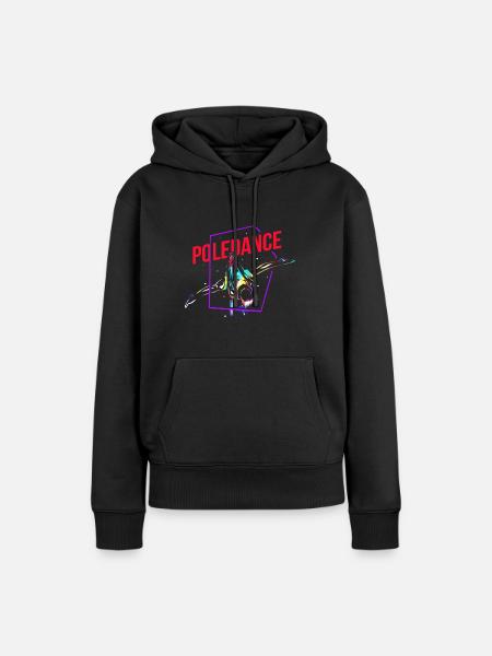 Feuriger Pole Dance Junggesellenabschied - Frauen Premium Bio Hoodie - Schwarz
