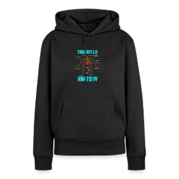 Tarantelspinne Anatomie - Lustiges Diagramm - Frauen Premium Bio Hoodie - Schwarz - Vorne - Julia (174cm)