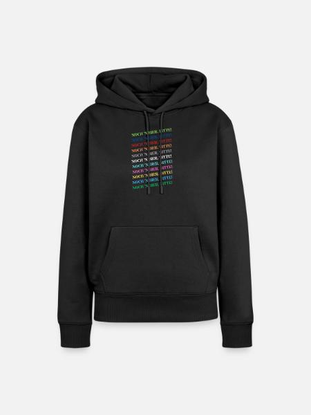 "Noch' n BIER bitte!" - Frauen Premium Bio Hoodie - Schwarz