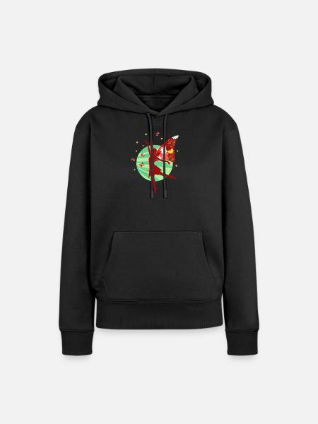 Schmetterlingsfee - Frauen Premium Bio Hoodie - Schwarz