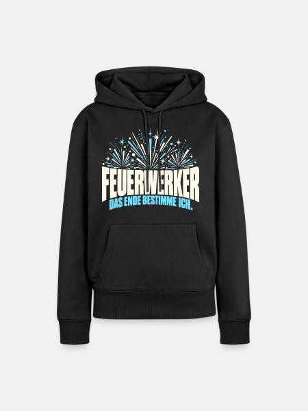 Feuerwerker – Das Ende bestimme ich - Frauen Premium Bio Hoodie - Schwarz