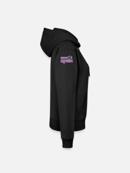 Choose Happiness - Frauen Premium Bio Hoodie - Schwarz