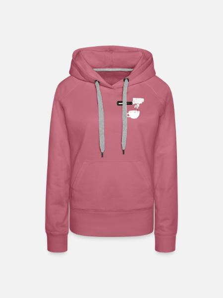 Siebträger. - Frauen Premium Bio Hoodie - Malve