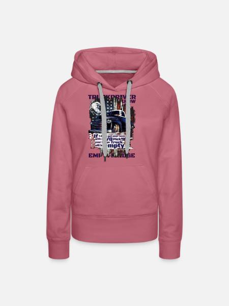 V8 Truck Beer Patriot - Frauen Premium Bio Hoodie - Malve