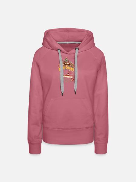 Christbaum-Crew Nadel-Sauger - Frauen Premium Bio Hoodie - Malve