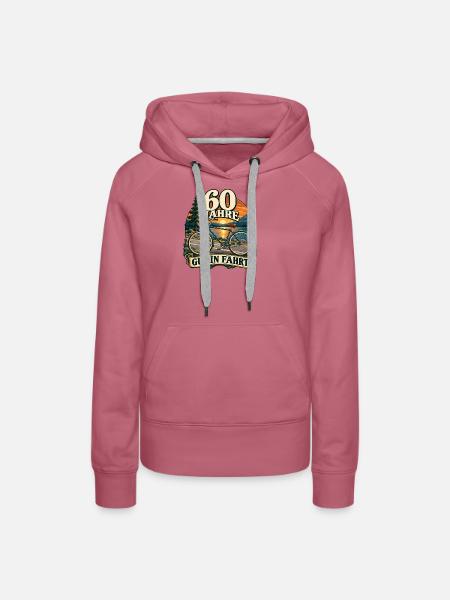 60 Jahre Gut in Fahrt - Frauen Premium Bio Hoodie - Malve
