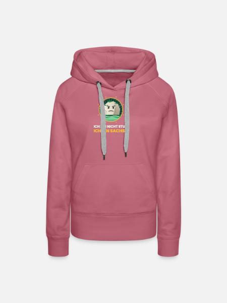 SACHSEN NICHT STUR BIN SACHSE - Frauen Premium Bio Hoodie - Malve