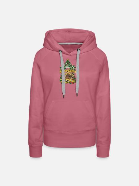 Christbaum-Crew Krippen-Bauleiter - Frauen Premium Bio Hoodie - Malve