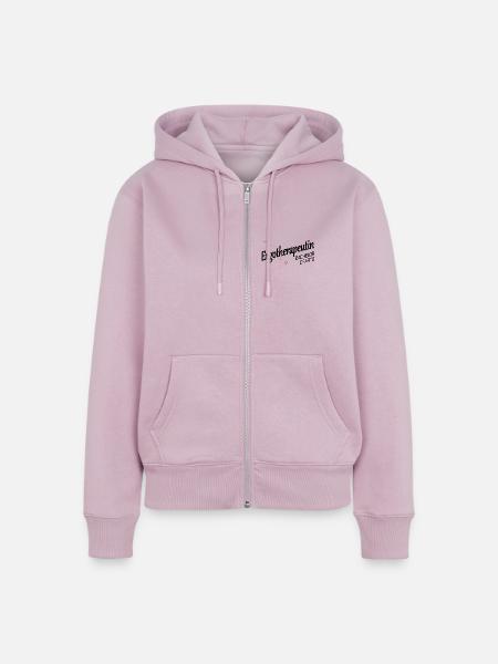 Ergotherapeutin Bachelor of Arts - Frauen Premium Bio Zip Hoodie - Altrosa