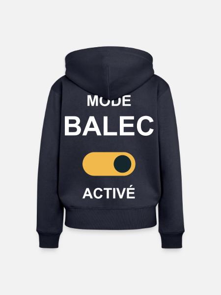 Balec-Modus aktiviert! Humor - Frauen Premium Bio Zip Hoodie - Navy