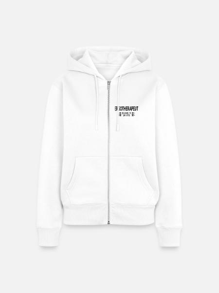 Ergotherapeut Bachelor of Arts - Frauen Premium Bio Zip Hoodie - Weiß