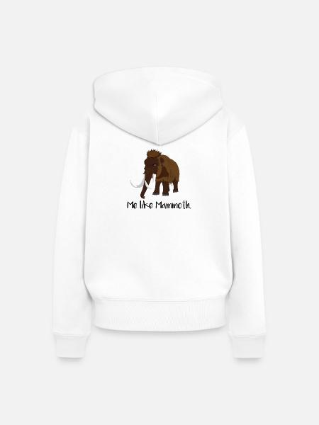 Mammut - Frauen Premium Bio Zip Hoodie - Weiß