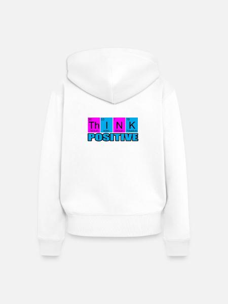 Periodensystem - Frauen Premium Bio Zip Hoodie - Weiß