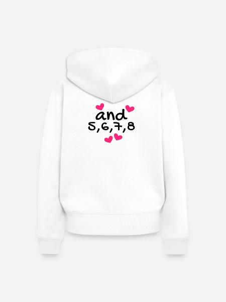 Tanzen Tanz Tanzkurs Rhythmus - Frauen Premium Bio Zip Hoodie - Weiß