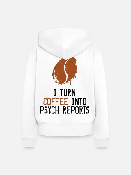 Psychologe - Frauen Premium Bio Zip Hoodie - Weiß