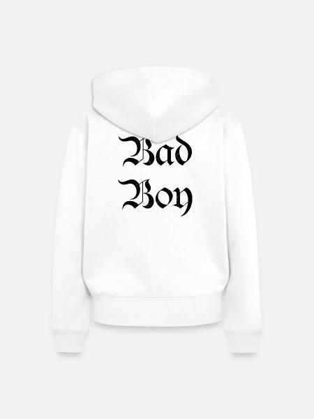 Streetwear - Frauen Premium Bio Zip Hoodie - Weiß