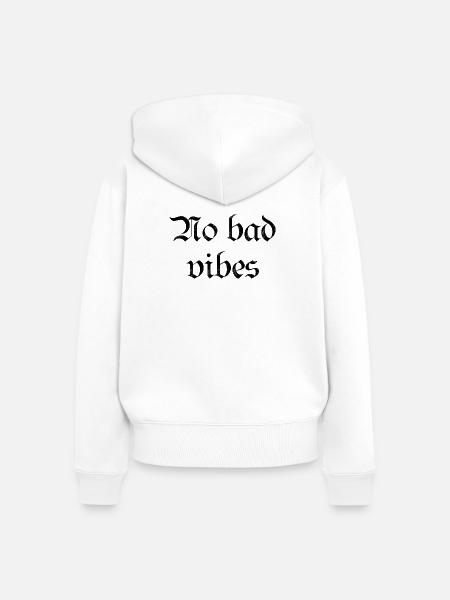 Streetwear - Frauen Premium Bio Zip Hoodie - Weiß