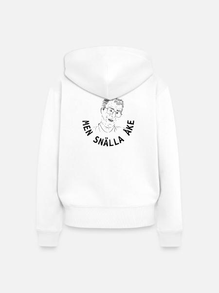 Aber bitte Åke - Frauen Premium Bio Zip Hoodie - Weiß