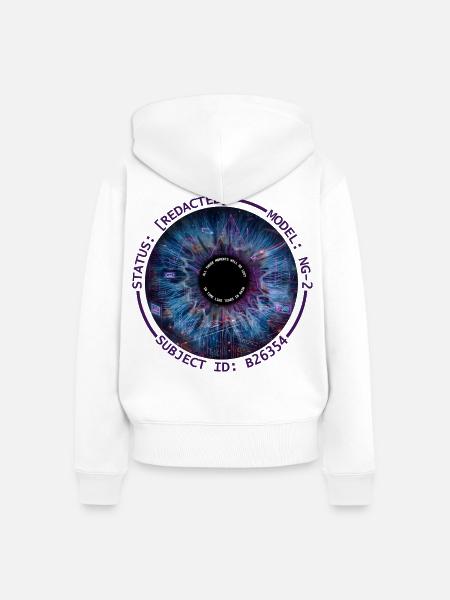Tears in Rain - Frauen Premium Bio Zip Hoodie - Weiß